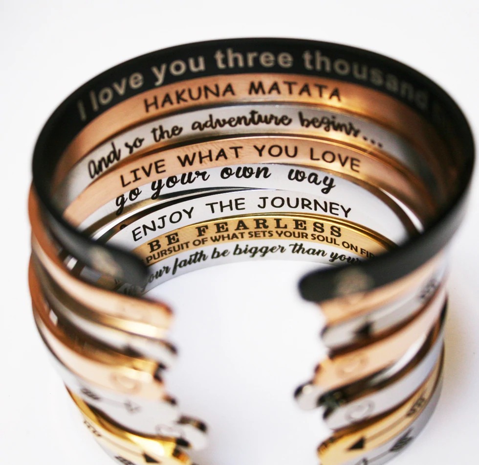 Combining Fashion and Emotion into Bracelets That Bear Messages
