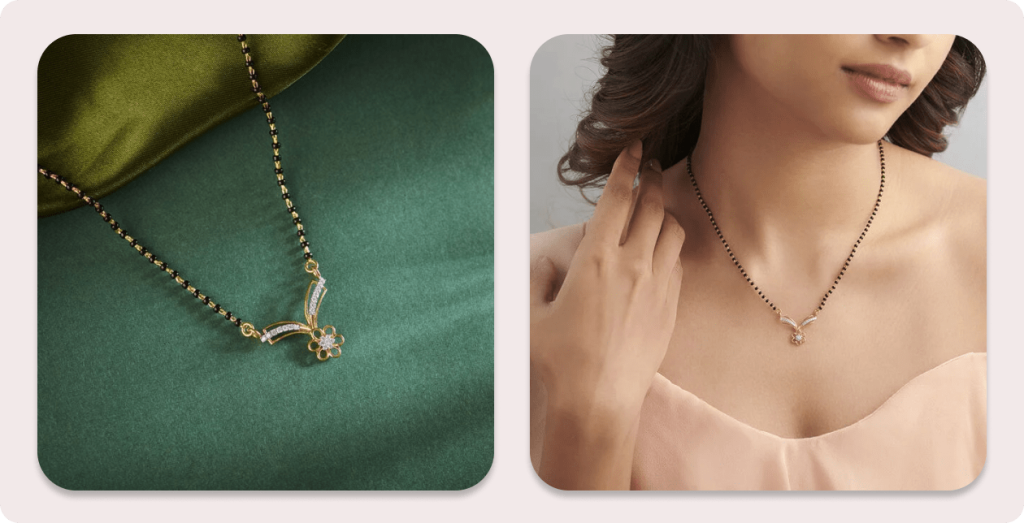 Trendy Diamond Mangalsutra Designs for the Bride Who Doesn’t Compromise Her Sparkle